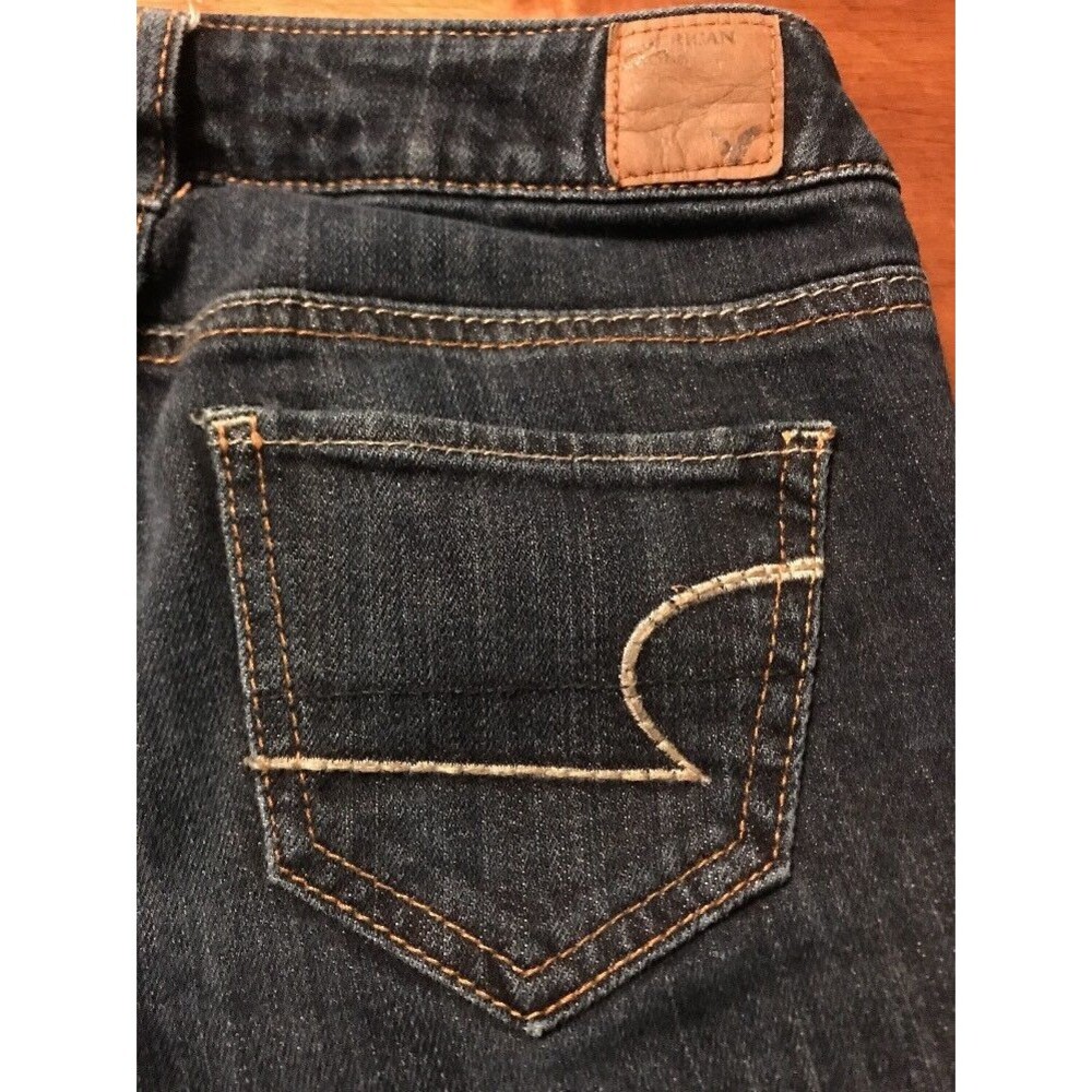 American Eagle Women's Jeans Ankle Crop Stretch Skinny Jeans Size 00 X 21